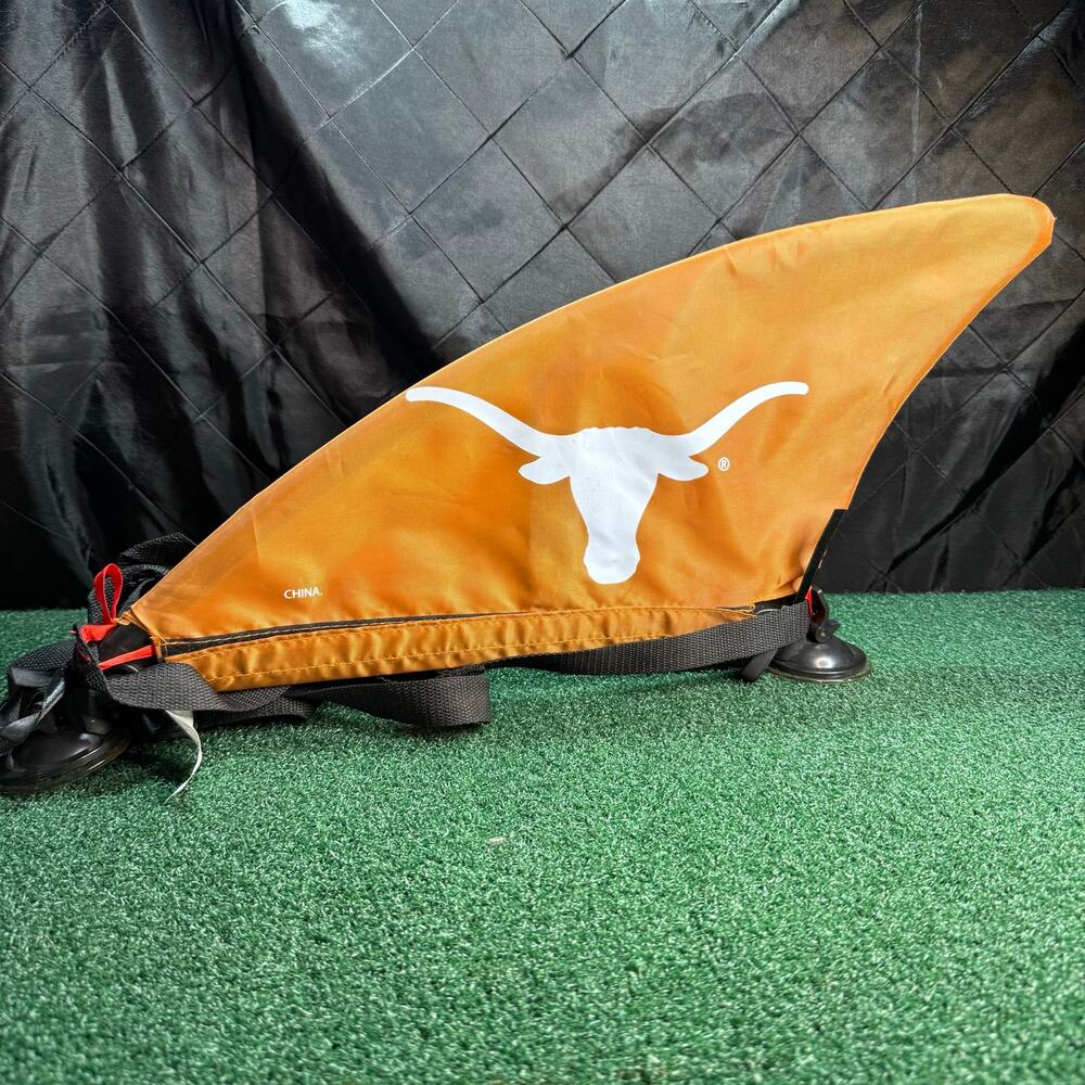 Texas Longhorns shark fin-style vehicle  Flag